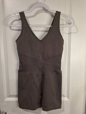 JoyLab Women's Seamless Short Active Bodysuit Romper